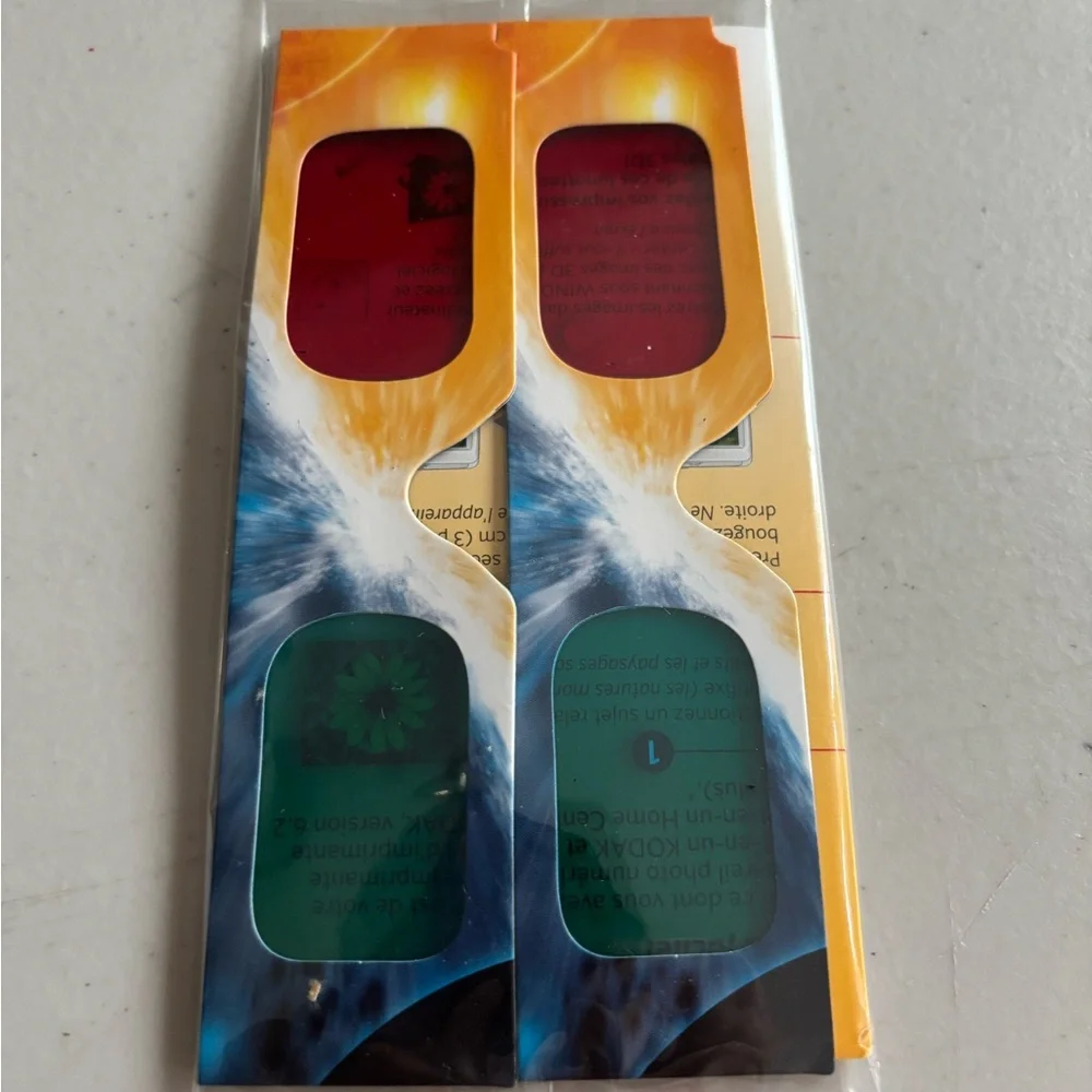 3d paper glasses new